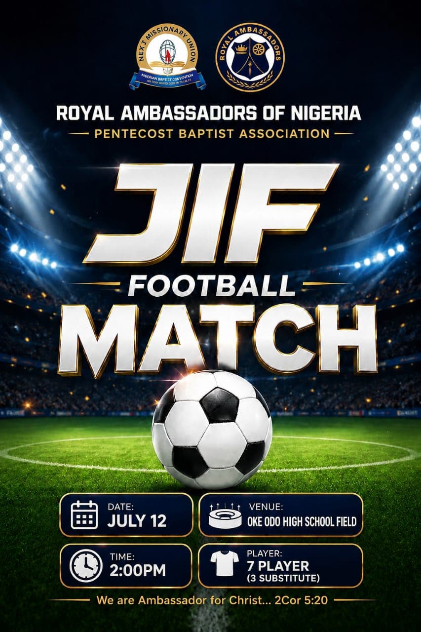 2026 JIF Football Competition Set for 12 July — Chapters Called to Register Teams — bulletin